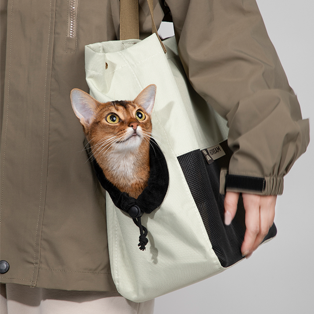 HiDREAM Cat Carrier Bag One Shoulder Canvas Transport Bag