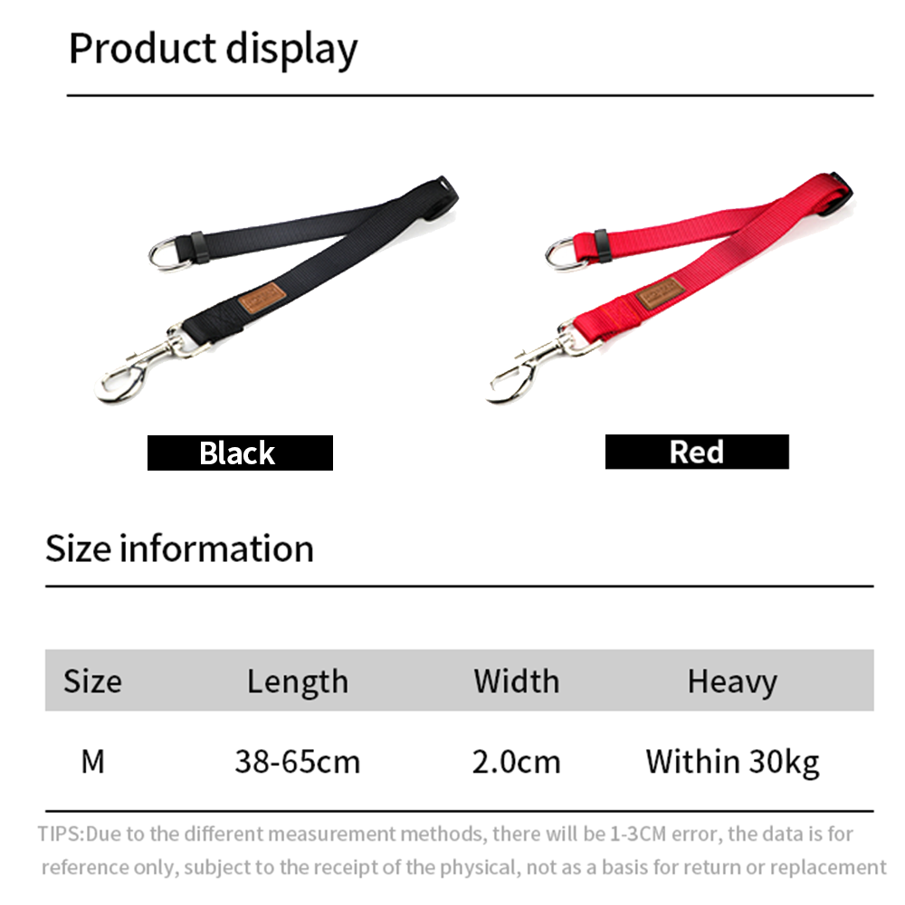 HiDREAM Dog Multifunctional Safety Short and Prolonging Leash