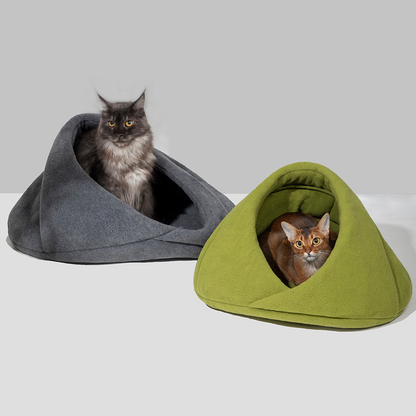 HiDREAM Warm Breathable Stylish Semi-enclosed Puppy Cat Bed