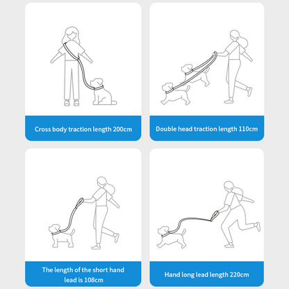 HiDREAM Dog Explosion-proof Impact Harnesses Set