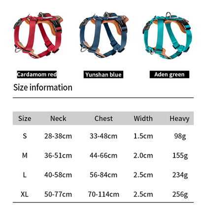 HiDREAM Dog Explosion-proof Impact Harnesses Set