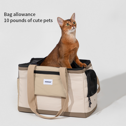 HiDREAM Soft Cat Small Dog Carriers Breathable Shoulder Bag