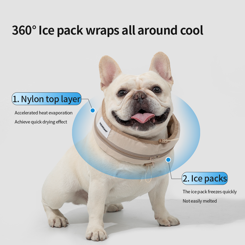 HiDREAM Dog Summer Cooling Ice Bandanna