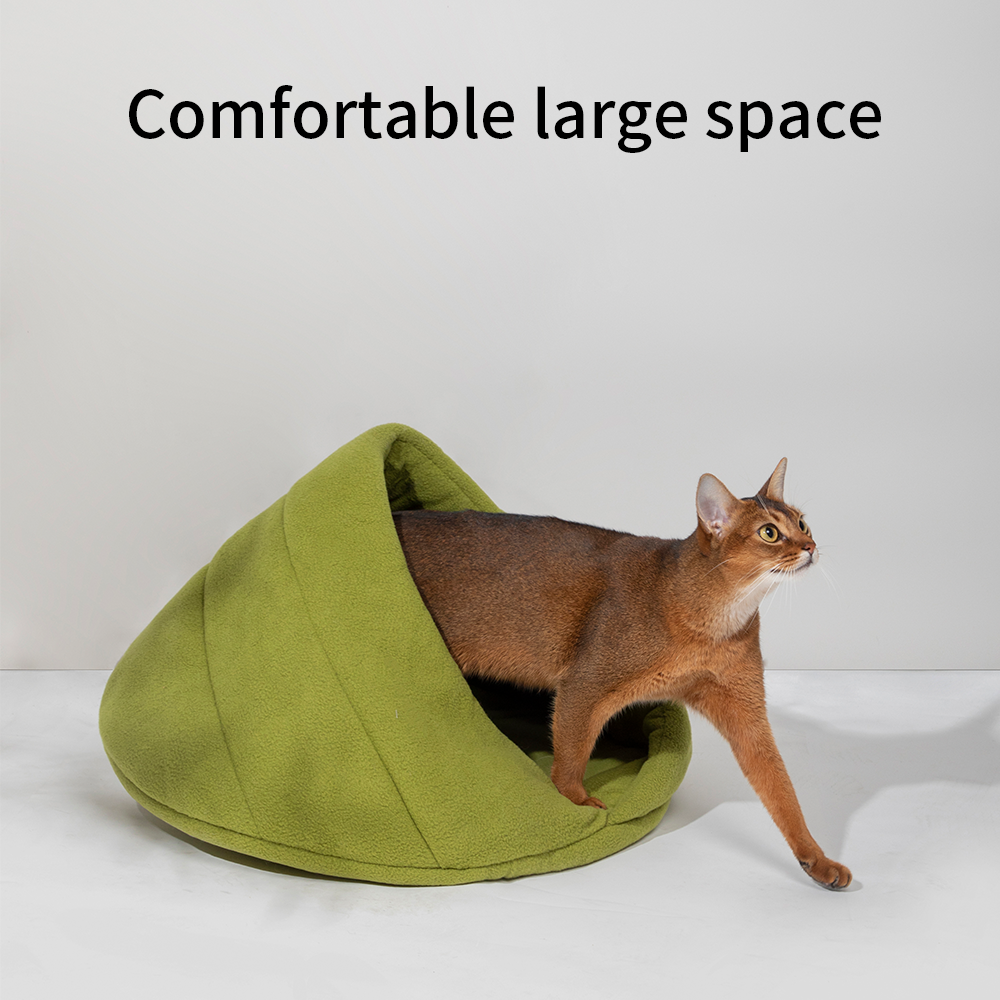 HiDREAM Warm Breathable Stylish Semi-enclosed Puppy Cat Bed