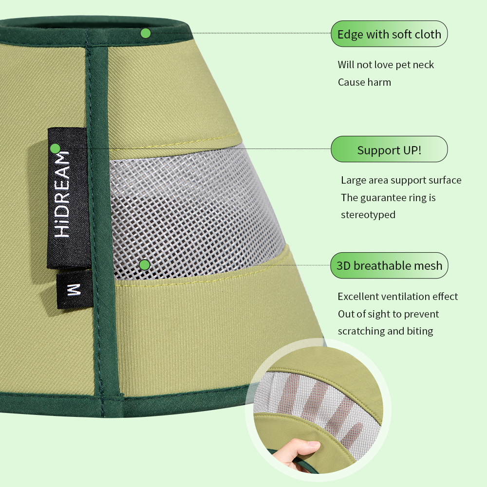 HiDREAM Pet Mesh Anti-lick Ring Cone