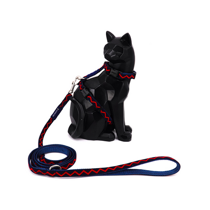 HiDREAM Cat Suspenders Adjustable Harnesses Set